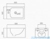 Bathco Orinoco bidet wiszący 4536